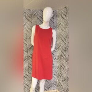 Vince Camuto Women's Bold coral colour mini dress, size 10